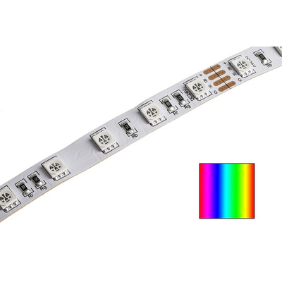JKL Components 24V dc RGB LED Strip Light, 5m Length
