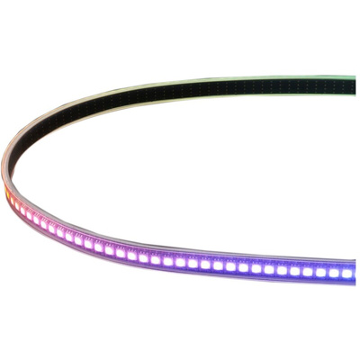 ADAFRUIT INDUSTRIES 5V dc RGB LED Strip Light, 500mm Length