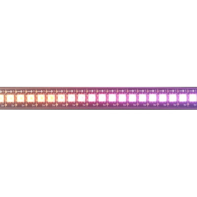 ADAFRUIT INDUSTRIES 5V dc RGB LED Strip Light, 500mm Length