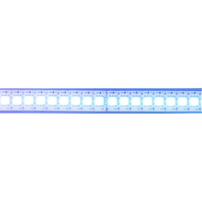 ADAFRUIT INDUSTRIES 5V dc RGB LED Strip Light, 500mm Length