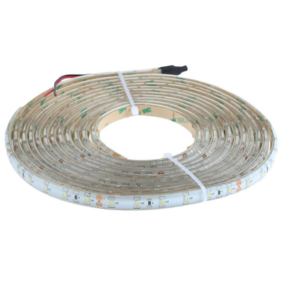 RS PRO 24V White LED Strip Light, 5500 → 7000K Colour Temp, 5m Length