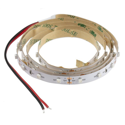 RS PRO 12V Green LED Strip Light, 1m Length
