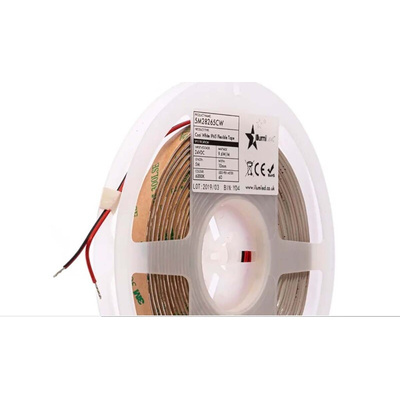 PowerLED 24V dc White LED Strip Light, 5m Length