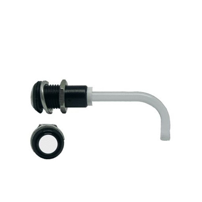 RHD-0900-1500-F9P67PR Bivar, Panel Mount Right Angle LED Light Pipe, Clear Round Lens