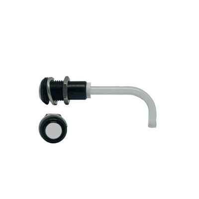 RHD-0900-1500-F9PD67PR Bivar, Panel Mount Right Angle LED Light Pipe, Diffused Round Lens