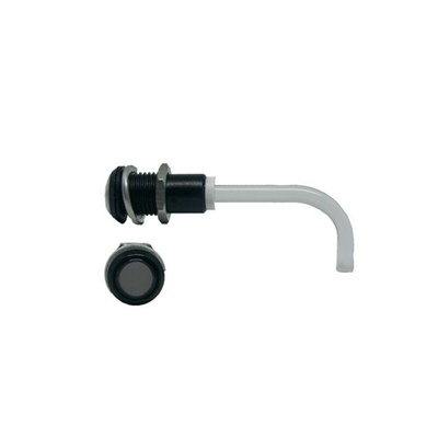 RHD-0900-2000-F9PS67PR Bivar, Panel Mount Right Angle LED Light Pipe, Smoke Round Lens