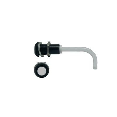 RHD-0900-3500-F9PD67PR Bivar, Panel Mount Right Angle LED Light Pipe, Diffused Round Lens