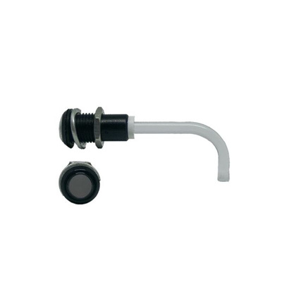 RHD-1100-1500-F9PS67PR Bivar, Panel Mount Right Angle LED Light Pipe, Smoke Round Lens