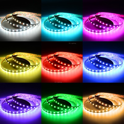 RS PRO 12V dc RGB LED Strip Light, 4000K Colour Temp, 1m Length