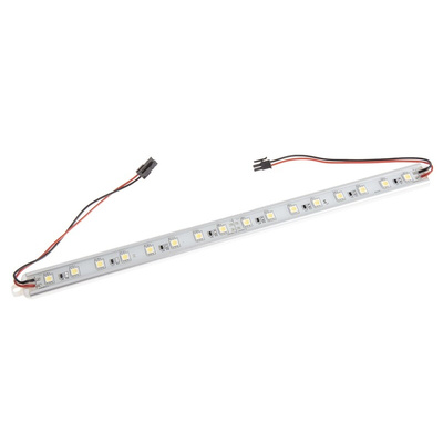 JKL Components 24V White LED Strip Light, 6000K Colour Temp, 336mm Length