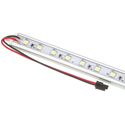 JKL Components 24V White LED Strip Light, 6000K Colour Temp, 636mm Length