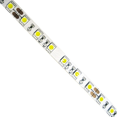 JKL Components 24V White LED Strip Light, 10000 → 12000K Colour Temp, 5m Length