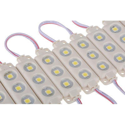 JKL Components 12V White LED Strip Light, 6000K Colour Temp, 68.2mm Length