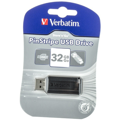 Verbatim 32 GB PinStripe USB Stick