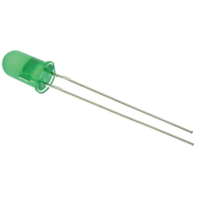 Broadcom2.1 V Green LED 5mm Through Hole, HLMP-3507