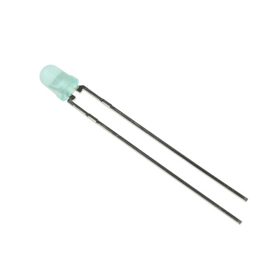 Broadcom1.9 V Green LED 3mm Through Hole, HLMP-1790