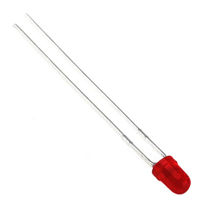 Ledtech2.1 V Red LED 3mm Through Hole, L4RR3000G1EP4