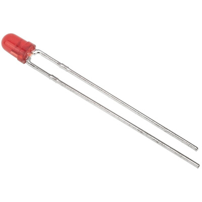 Kingbright2 V Red LED 3mm Through Hole, L-934ID