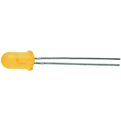 Broadcom Yellow LED T1 3/4 (5 mm) Through Hole, HLMP-3401