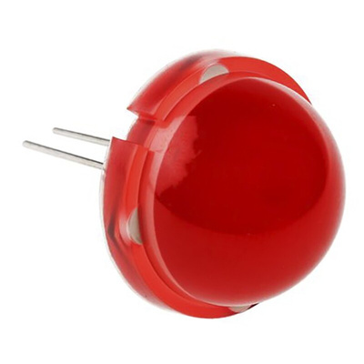 Kingbright6 → 8 V Red LED 20 mm Through Hole, BIG LAMP DLC2/6SRD