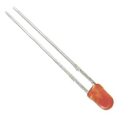 Kingbright2 V Orange LED 3mm Through Hole, L-934SED