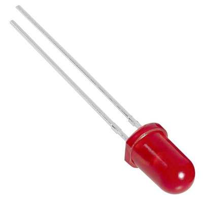 Vishay2 V Red LED 5mm Through Hole, TLHR5400