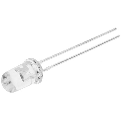 Broadcom3.2 V Cyan LED 5mm Through Hole, HLMP-CE34-Y1CDD
