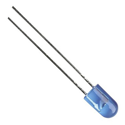 Broadcom3.2 V Blue LED 5mm Through Hole, HLMP-AB65-TW0DD