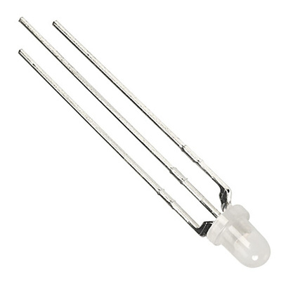 Kingbright2.5 V Green & Red LED 3mm Through Hole, L-3VEGW