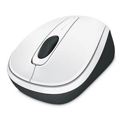 Microsoft Mobile Mouse 3500 3 Button Wireless Compact BlueTrack Mouse White Gloss