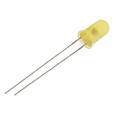 Broadcom2.5 V Yellow LED 5mm Through Hole, HLMP-4719