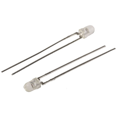 Broadcom2.1 V Yellow LED 3mm Through Hole, HLMP-1440