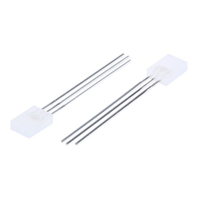 Broadcom1.9 V, 2.2 V Green & Red LED Rectangular Through Hole, HLMP-0800