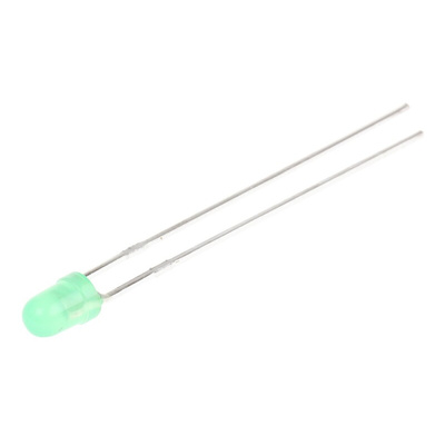 Kingbright14 V Green LED 3mm Through Hole, L-934GD-12V