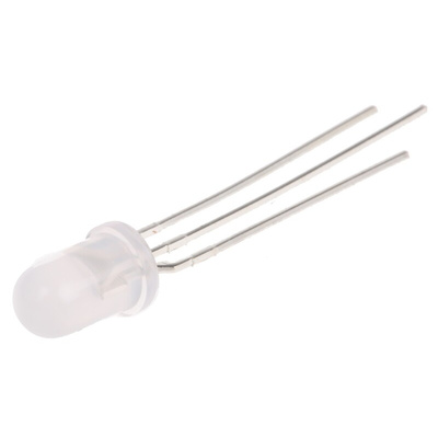 Kingbright2.1 V, 2.2 V Green & Yellow LED 5mm Through Hole, L-59GYW