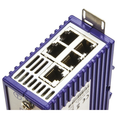 Hirschmann Ethernet Switch, 5 RJ45 port DIN Rail Mount, 5 Port