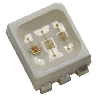 Broadcom2.1 V, 3.2 V Green & Red LED PLCC 6  SMD, ASMT-YTD2-0BB02