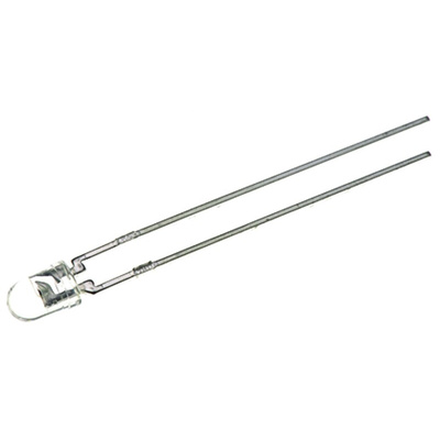 Broadcom3.2 V Blue LED 3mm Through Hole, HLMP-KB45-A0000