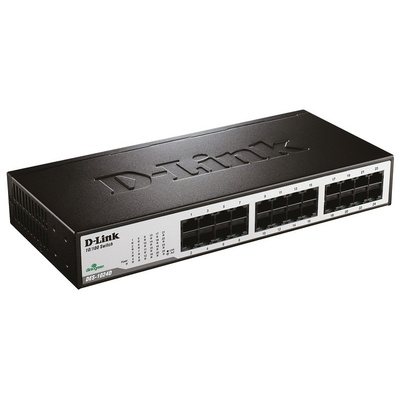 D-Link, 24 port Unmanaged Ethernet Switch, Desktop
