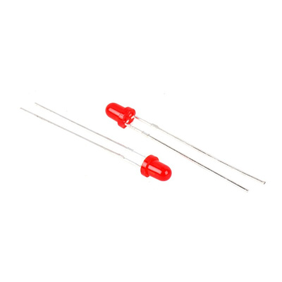 Kingbright2.5 V Red LED 3mm Through Hole, L-1154ID