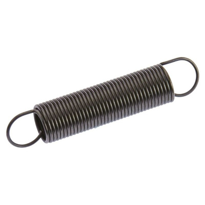 RS PRO Steel Extension Spring, 44.6mm x 9mm