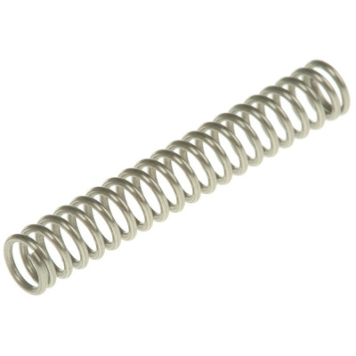 RS PRO Stainless Steel Compression Spring, 23.5mm x 3.7mm, 0.87N/mm