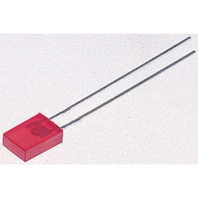 Broadcom1.8 V Red LED Rectangular Through Hole, HLMP-S100