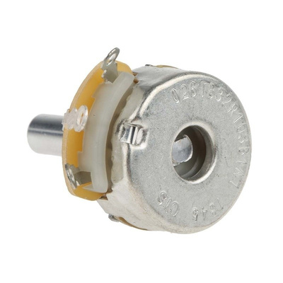 CTS Linear Potentiometer with an 6.35 mm Dia. Shaft - 10kΩ, ±20%, 5W Power Rating, Linear, SMD