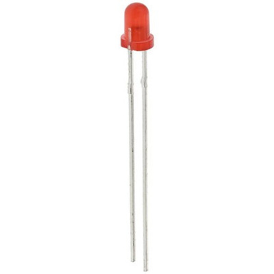 Wurth Elektronik2.6 V Red LED 3mm Through Hole, WL-TMRC 151031SS06000