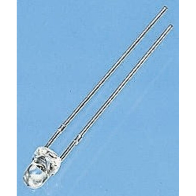 Vishay3 V Green LED 3mm Through Hole, TLHG4205