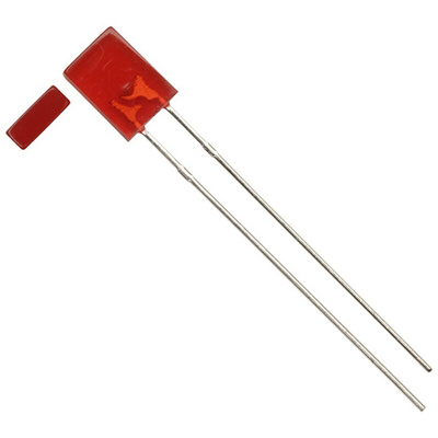 Kingbright2.5 V Red LED Rectangular Through Hole, L-103IDT
