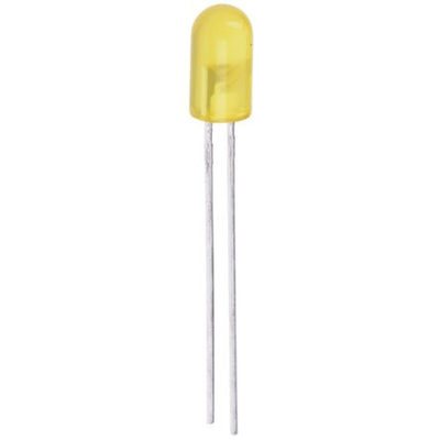Kingbright2.5 V Yellow LED 5mm Through Hole, L-1503YD