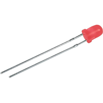 Kingbright2.5 V Red LED 4 mm Through Hole, L-43ID