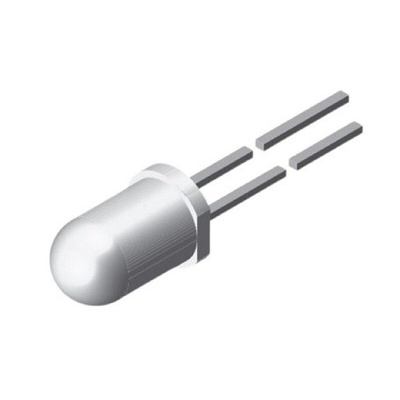 Vishay Yellow LED 5 mm Through Hole, TLCY6800